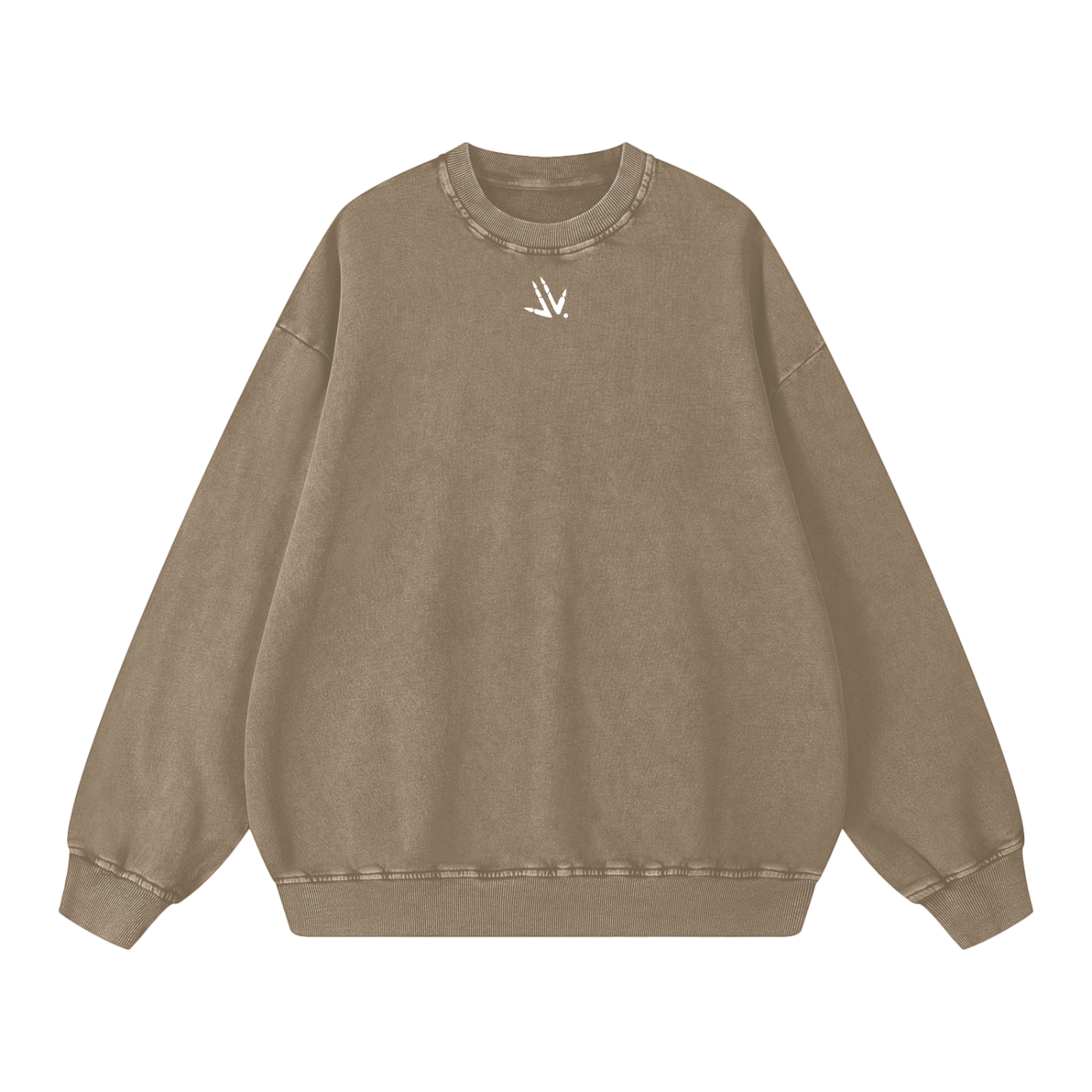 BORN BLACK - Acid Wash Oversize Sweatshirt - 360 GSM