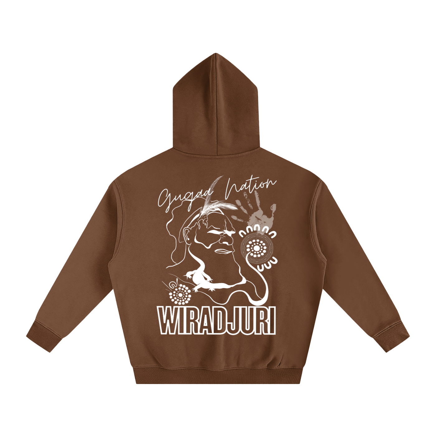 GUGAA NATION - Oversize Fleeced Hoodie