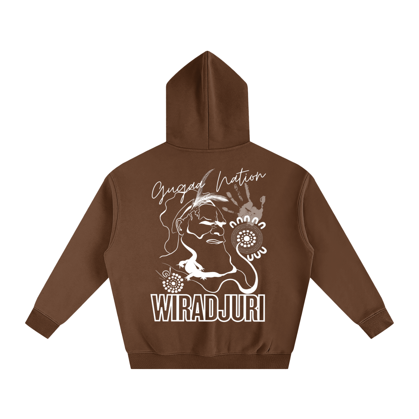 GUGAA NATION - Oversize Fleeced Hoodie