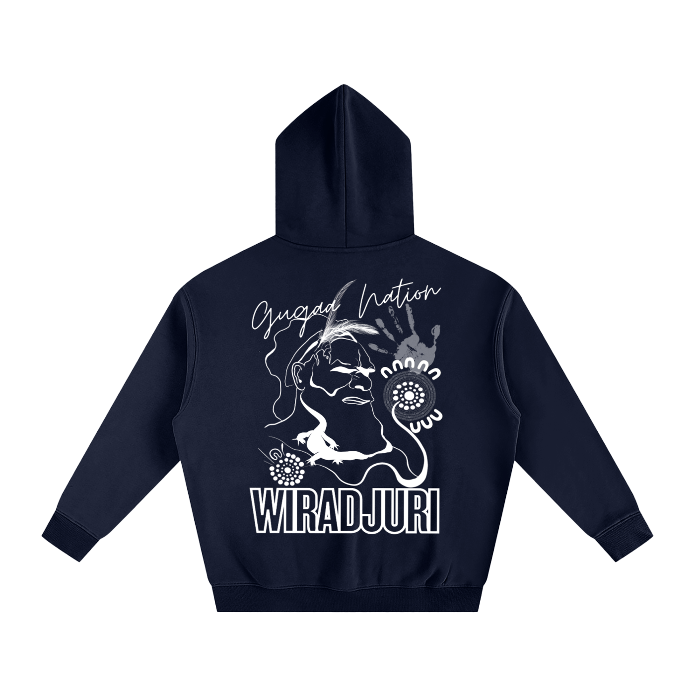 GUGAA NATION - Oversize Fleeced Hoodie