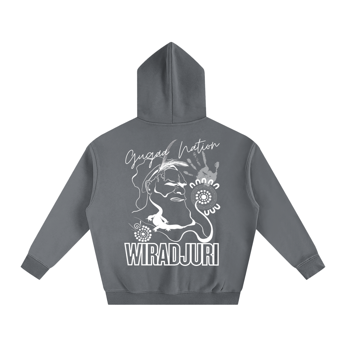 GUGAA NATION - Oversize Fleeced Hoodie